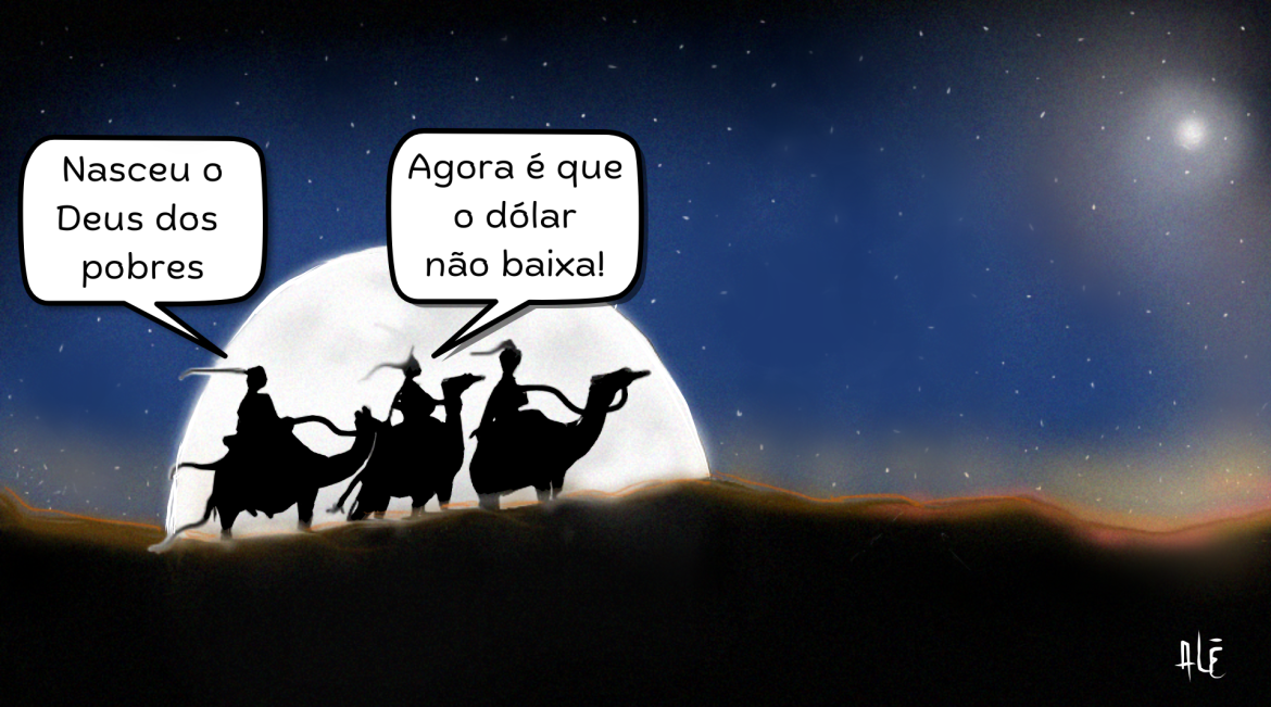 Natal em charges