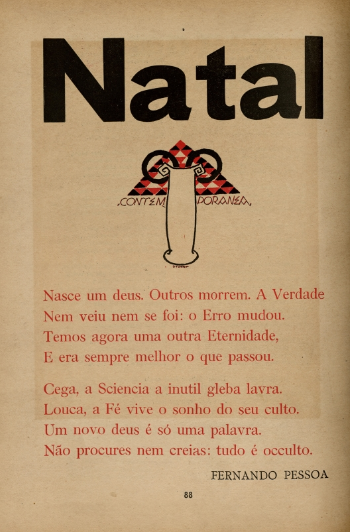 Sobre o natal na literatura e o “Natal” do Pessoa