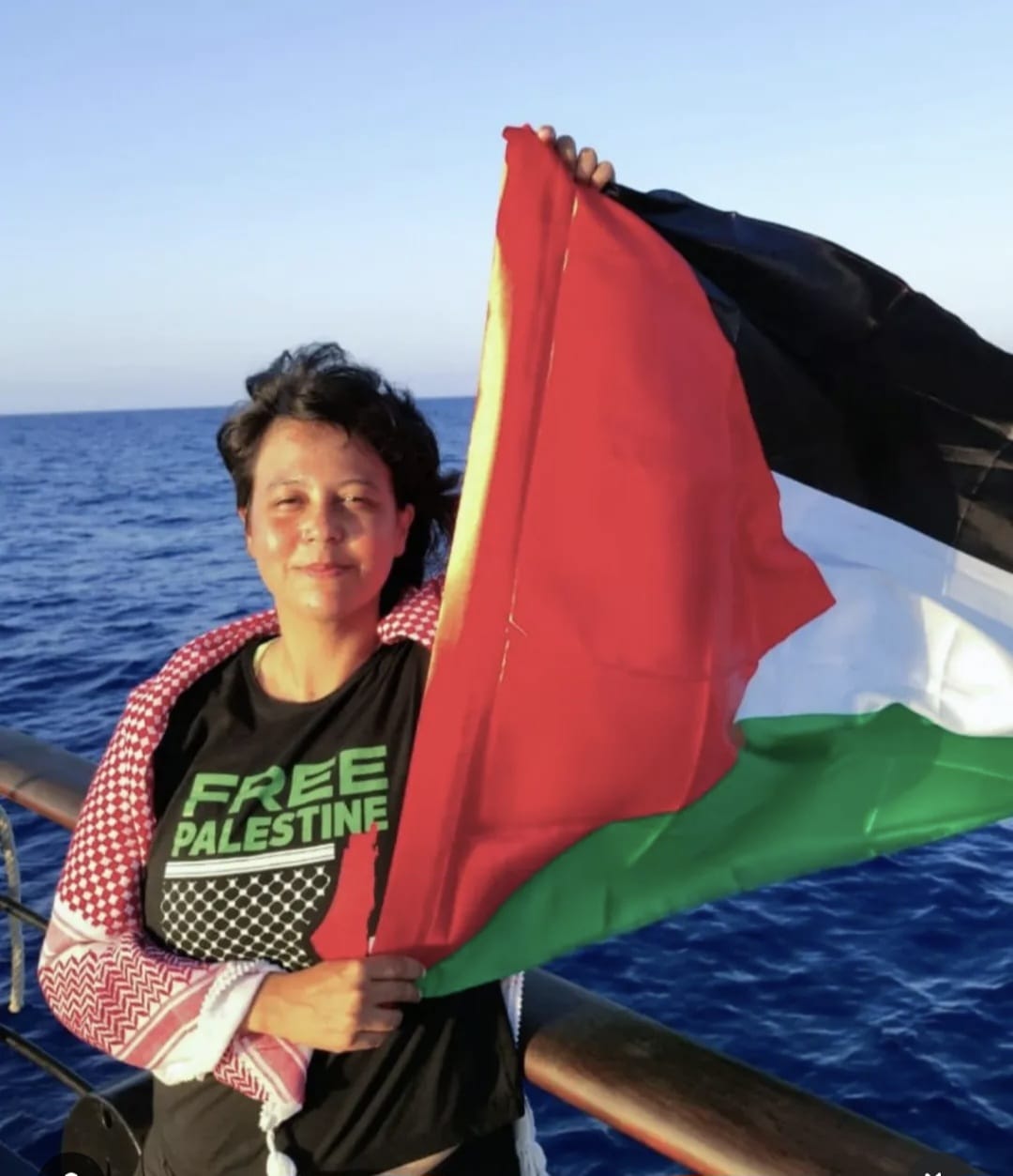 A Expressão mais alta da Política: Mariana Conti e a Flotilha da Liberdade