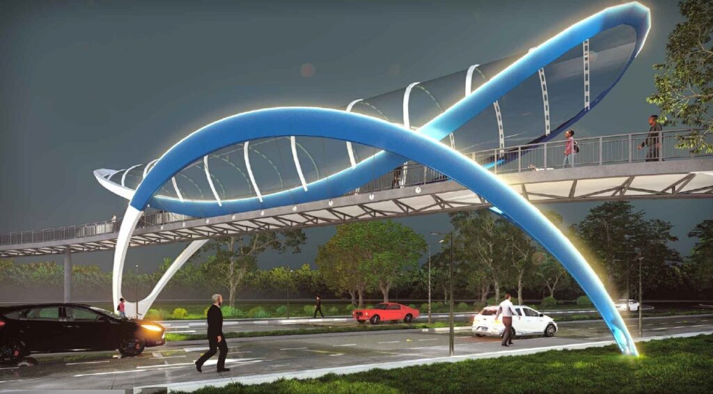 A passarela que Piracicaba prefere não atravessar